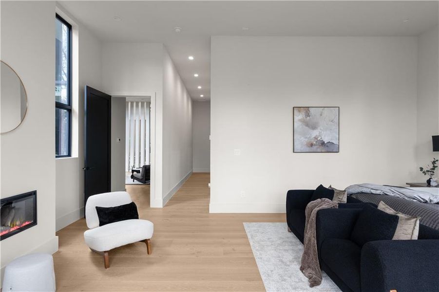 Furnished interior view inside a new home in , Atlanta (Image 47).