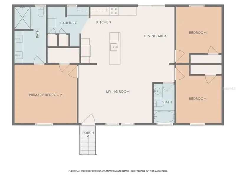2D floor plan layout of this home in , Homosassa Springs, FL (Image 3).