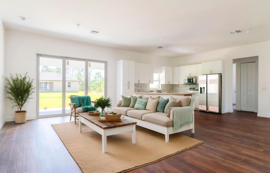 Furnished interior view inside a new home in , Port Charlotte (Image 9).