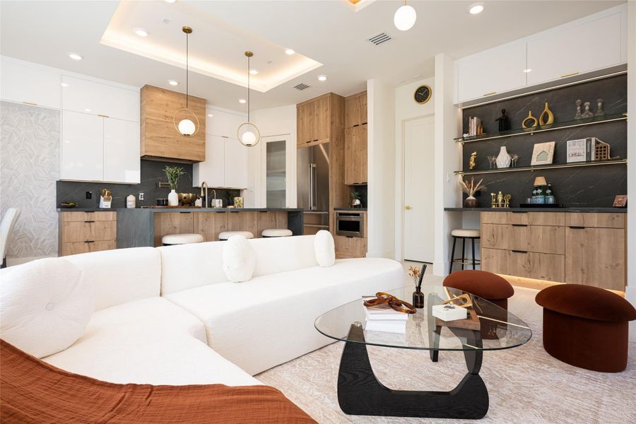 Furnished interior view inside a new home in , Stafford (Image 7).
