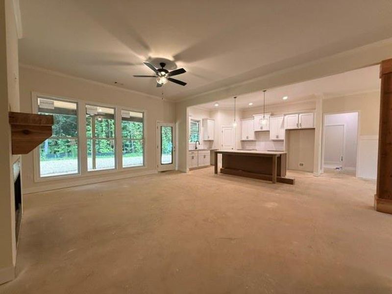In-progress construction of a new home in , Dallas, GA (Image 16).
