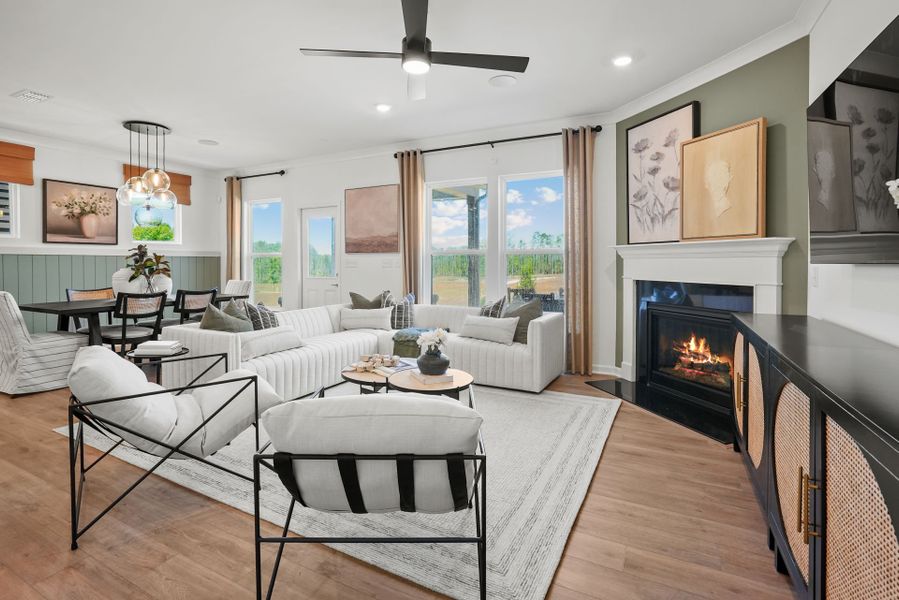 Representative furnished interior of a home built from the Marshall by Pulte Homes in Michaux Gardens, Belmont (Image 72). Representative furnished interior of a home built from the Marshall by Pulte Homes in Michaux Gardens, Belmont (Image 72).
