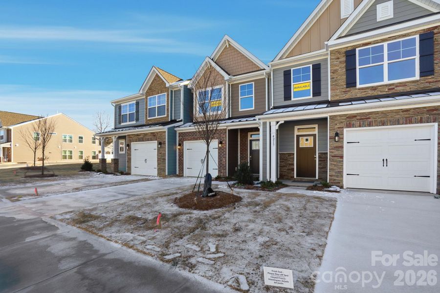 In-progress construction of a new home in Harrisburg Village, Harrisburg, NC (Image 41).