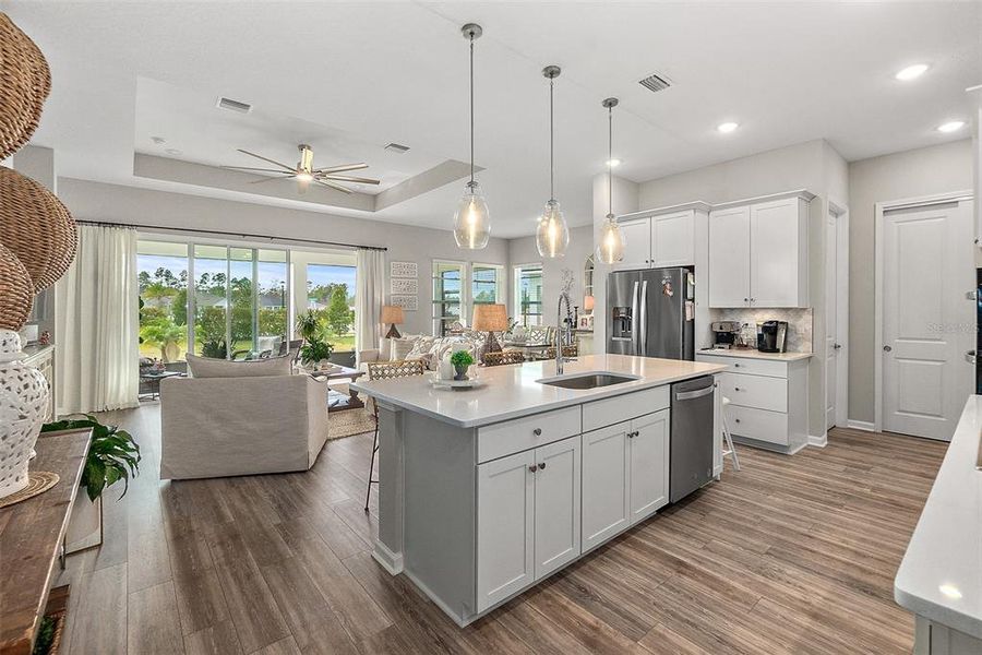 Furnished interior view inside a new home in Reverie at Palm Coast, Palm Coast (Image 35).