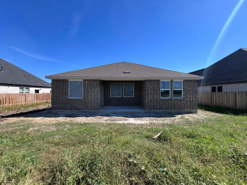 Actual progress of your home.