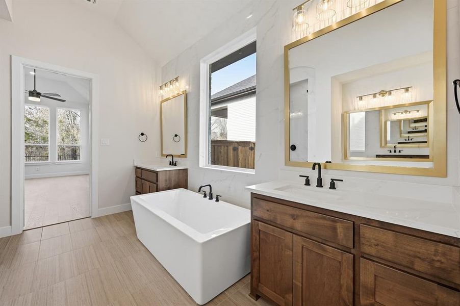 Furnished interior view inside a new home in Mustang Lakes, Celina (Image 8).