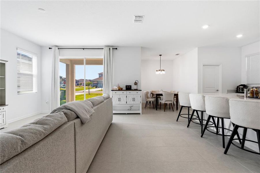 Furnished interior view inside a new home in Wellness Ridge, Clermont (Image 13).
