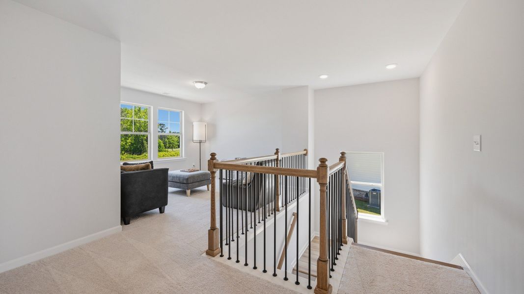 Representative furnished interior of a home built from the Stonefield - Side Entry by DRB Homes in Brighton, Locust Grove (Image 23).