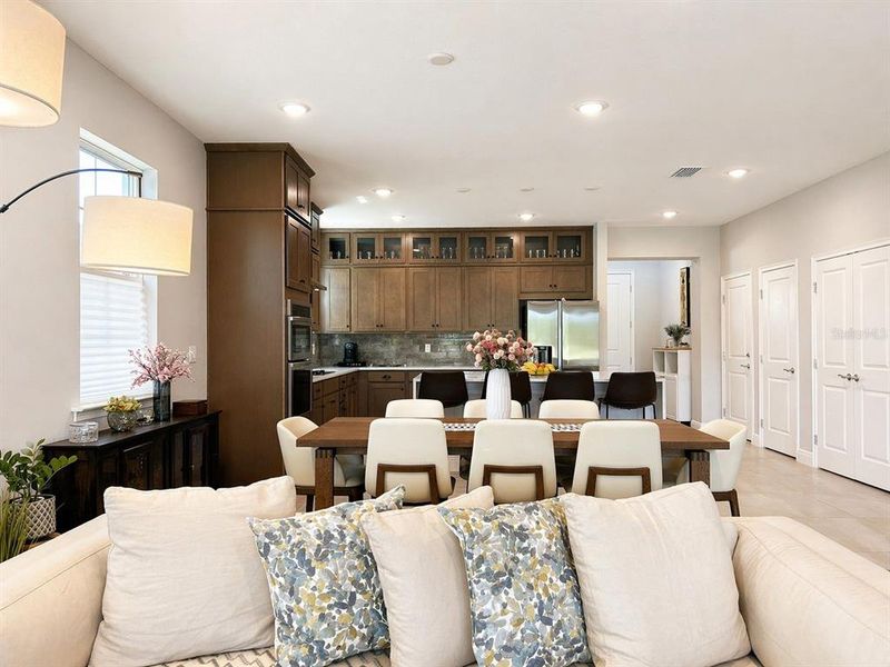 Furnished interior view inside a new home in Havenfield at Crossprairie, St. Cloud (Image 44).