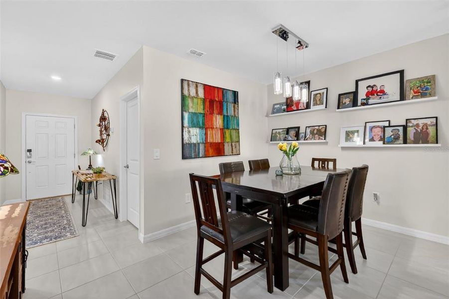 Furnished interior view inside a new home in Liberty Preserve, Leesburg (Image 9).