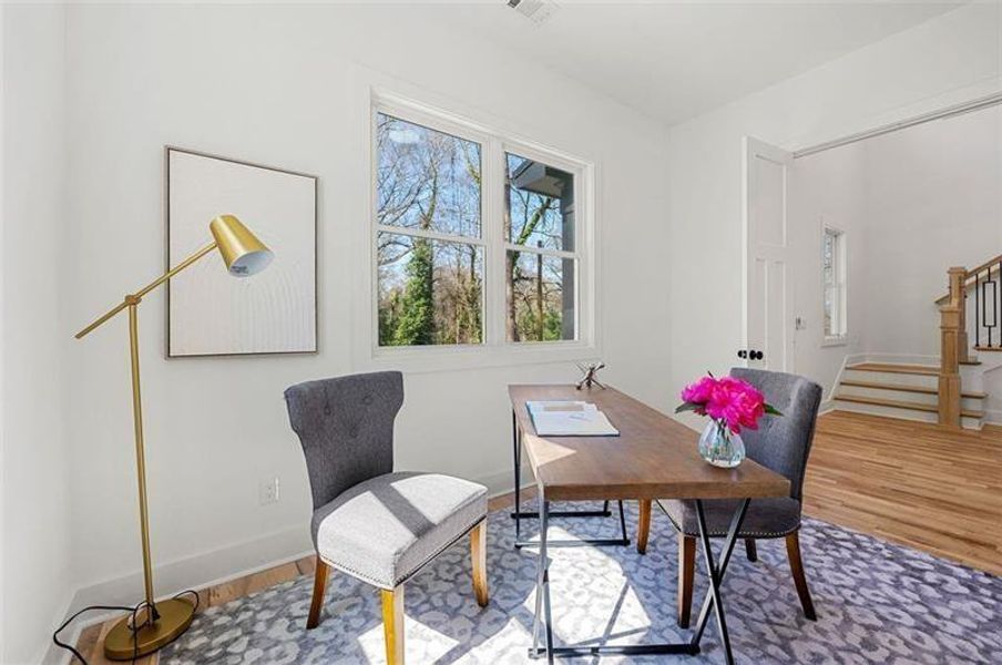 Furnished interior view inside a new home in , Atlanta (Image 5).