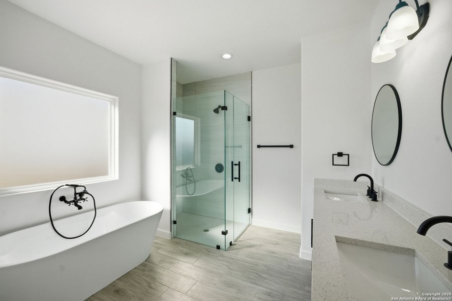 Furnished interior view inside a new home in , Lakehills (Image 13). Furnished interior view inside a new home in , Lakehills (Image 13).