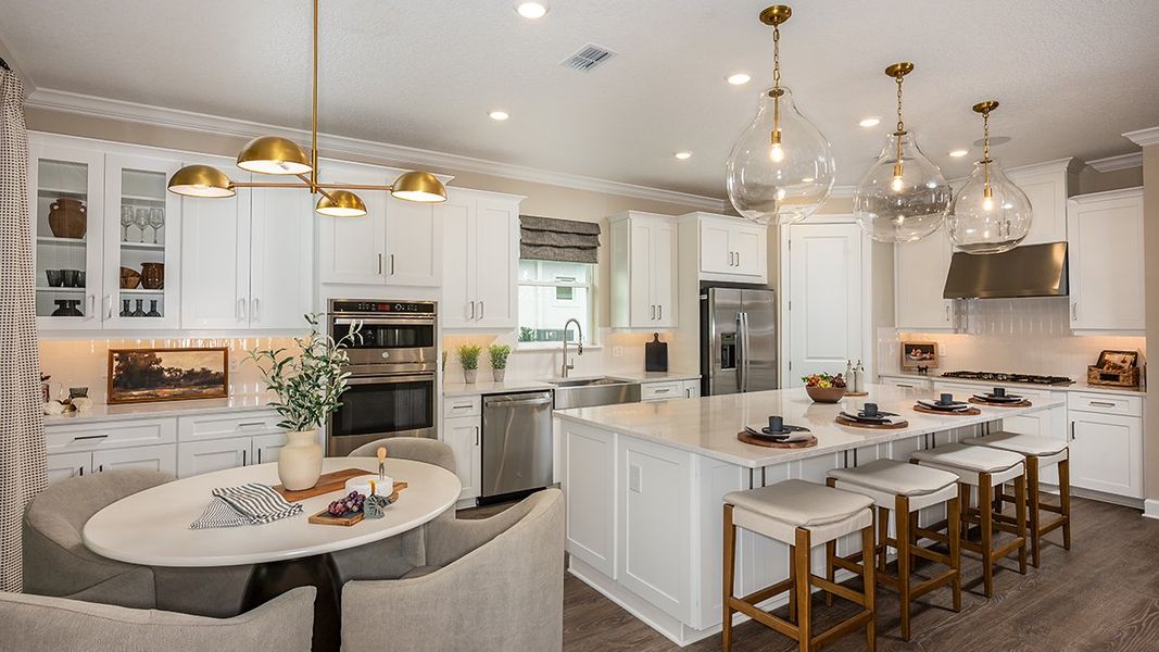 Representative furnished interior of a home built from the Lavello by Taylor Morrison in Center Lake Ranch Community Group Page, St. Cloud (Image 6).