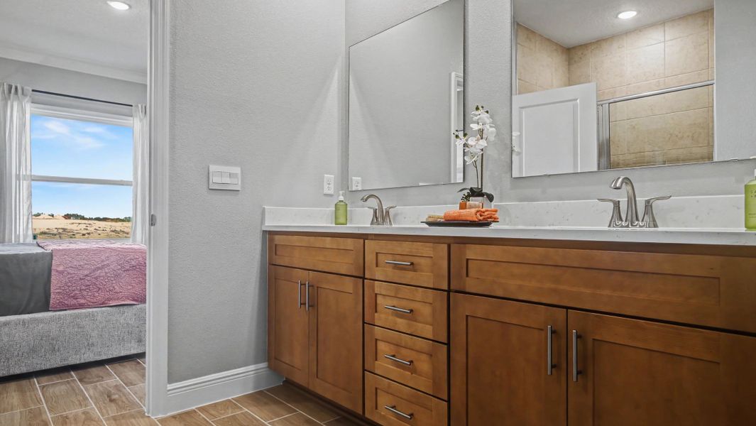 Furnished interior view inside a new home in Golden Gate, Naples (Image 23).