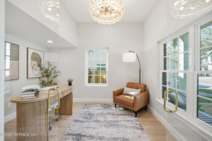 Furnished interior view inside a new home in , Atlantic Beach (Image 53).