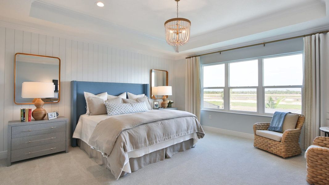Furnished interior view inside a new home in Palm Grove, Lakewood Ranch (Image 41).