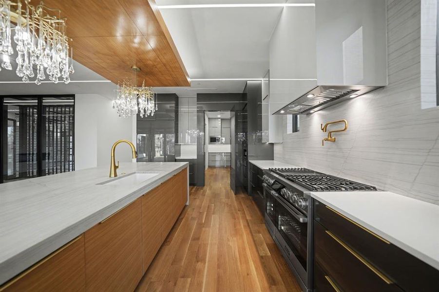 Furnished interior view inside a new home in , Dallas (Image 4).