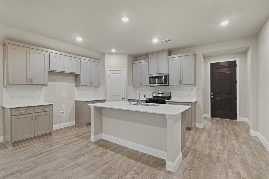 Furnished interior view inside a new home in , Anna (Image 17).