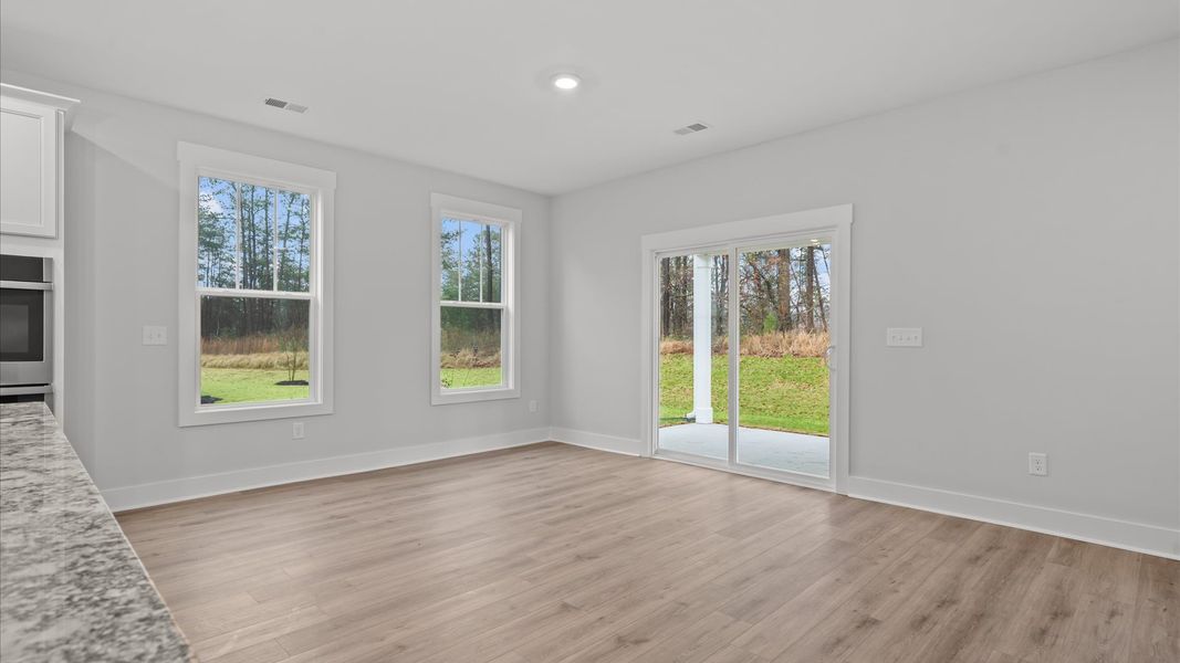 Functional and stylish dining area in our highly sought-after Wells Crossing communiuty