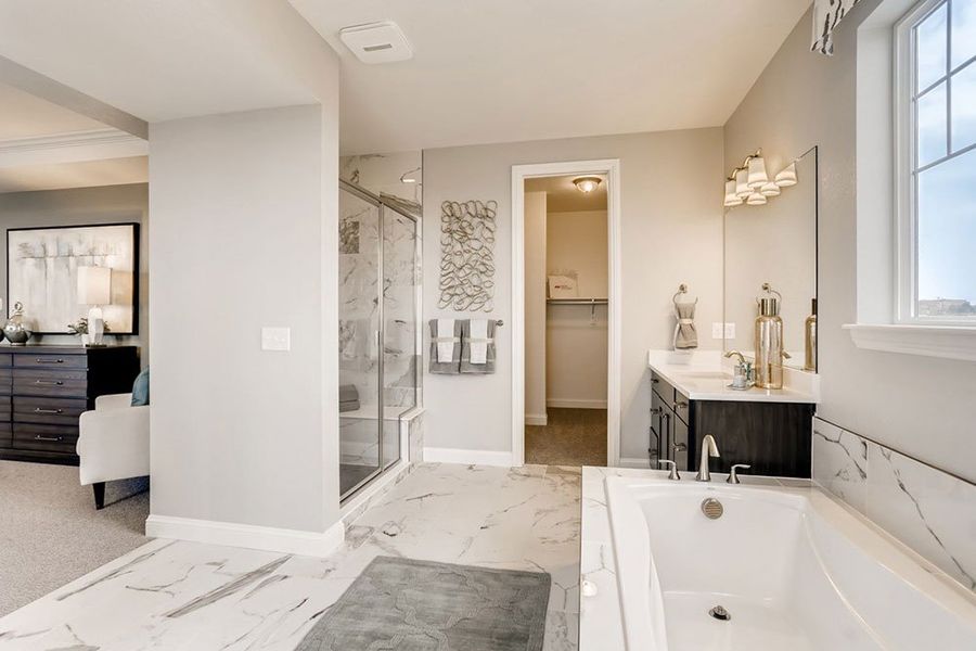 Representative furnished interior of a home built from the Vail by Taylor Morrison in The Reserve at Looking Glass Destination Collection, Parker (Image 10).