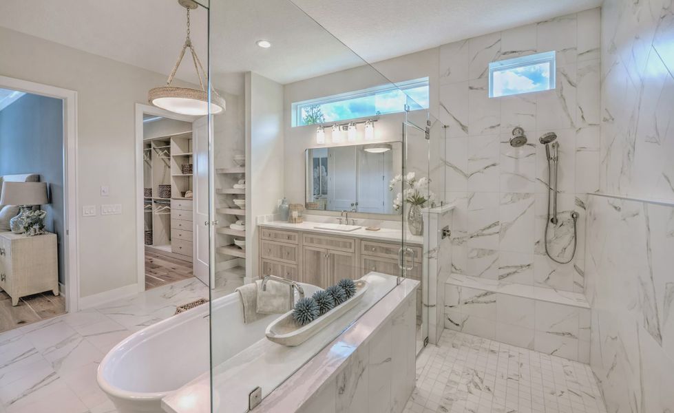 Furnished interior view inside a new home in Courtney Grove, St. Augustine (Image 18).