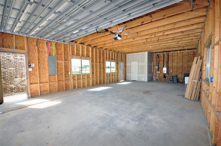 In-progress construction of a new home in Pedregal, League City, TX (Image 40).