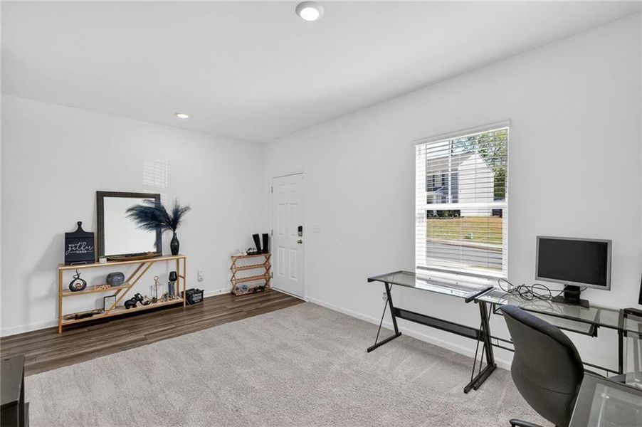 Furnished interior view inside a new home in Meriwether Place, Villa Rica (Image 12).