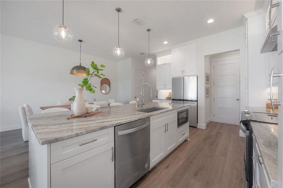 Furnished interior view inside a new home in , Tampa (Image 10). Furnished interior view inside a new home in , Tampa (Image 10).