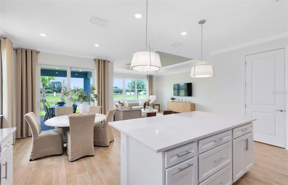 Furnished interior view inside a new home in Winding Meadows, Apopka (Image 3).