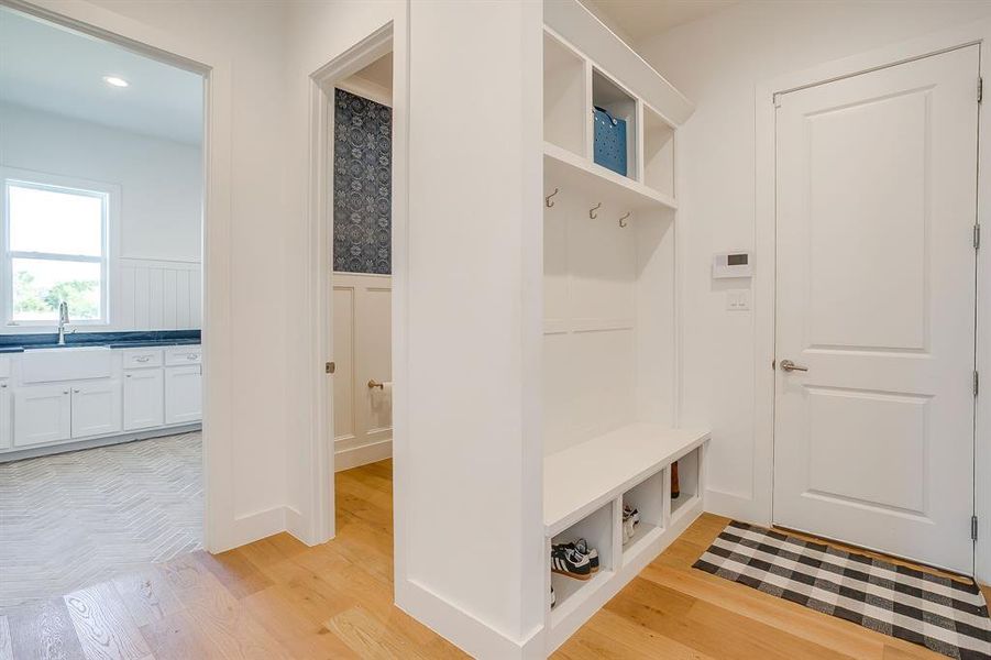 Furnished interior view inside a new home in , Aledo (Image 30).