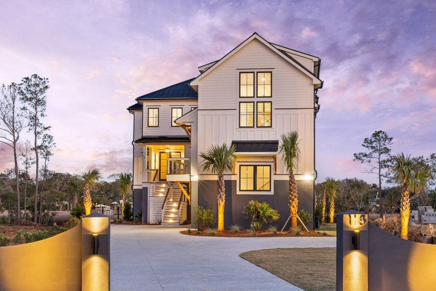 Front exterior of a new home in , Charleston, SC, highlighting curb appeal (Image 34).