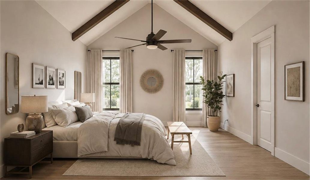 Furnished interior view inside a new home in , Dahlonega (Image 4).