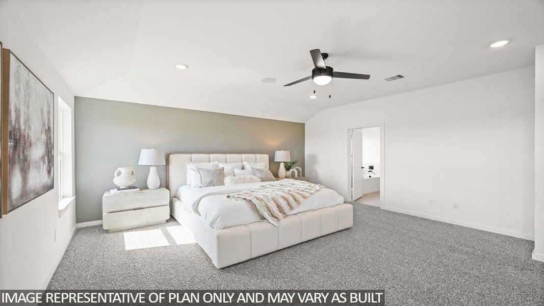 Furnished interior view inside a new home in Riverside Estates, Baytown (Image 16).