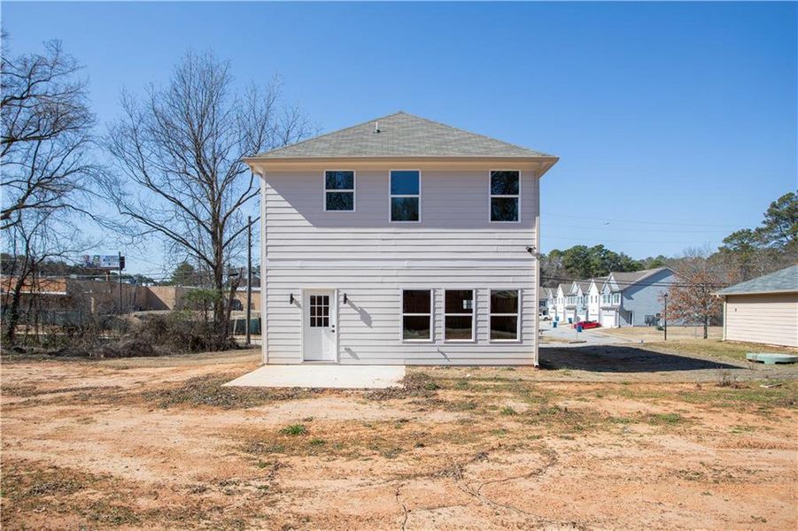 Exterior details and patio area of a home in , Atlanta (Image 3).