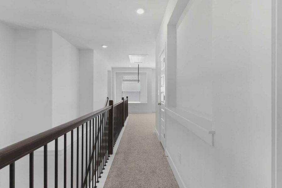 Representative unfurnished interior of a home built from the Acadia by Chesmar Homes in University Heights, McKinney (Image 23).