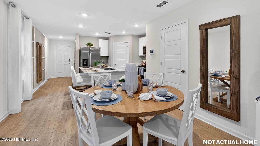 Furnished interior view inside a new home in Hansen Creek, Jacksonville (Image 11).