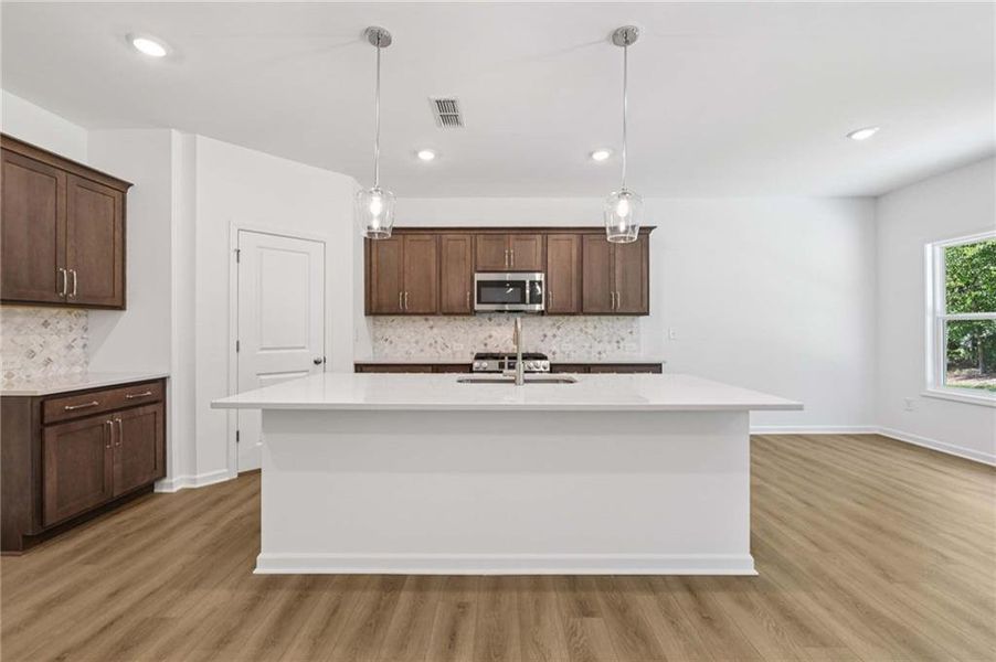 Furnished interior view inside a new home in The Estates at Casteel, Bethlehem (Image 13).