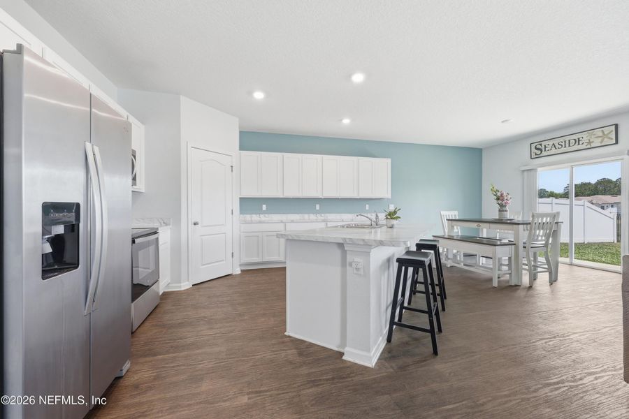 Furnished interior view inside a new home in Ravenswood Village, St. Augustine (Image 7).