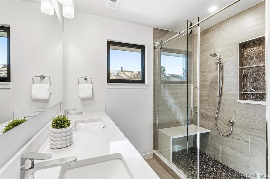 Furnished interior view inside a new home in , Denver (Image 13).