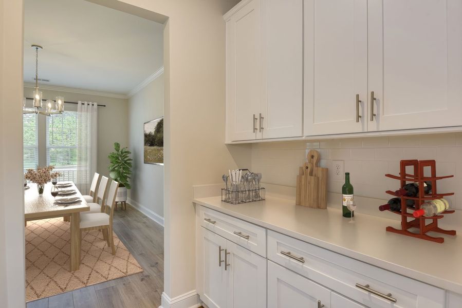 Butler Pantry and Formal Dining Room Butler Pantry and Formal Dining Room