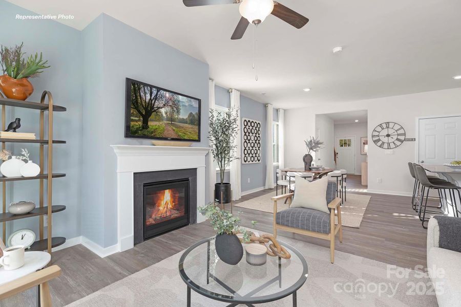 Furnished interior view inside a new home in Fergus Crossing, York (Image 20).