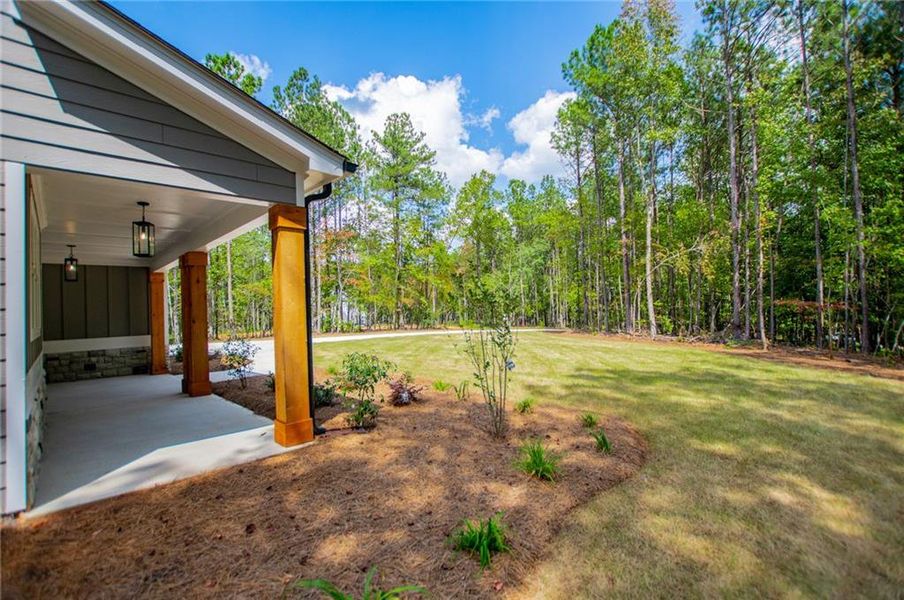 Front exterior of a new home in , Douglasville, GA, highlighting curb appeal (Image 31).