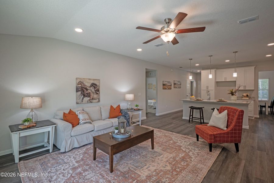 Furnished interior view inside a new home in , Jacksonville (Image 7).