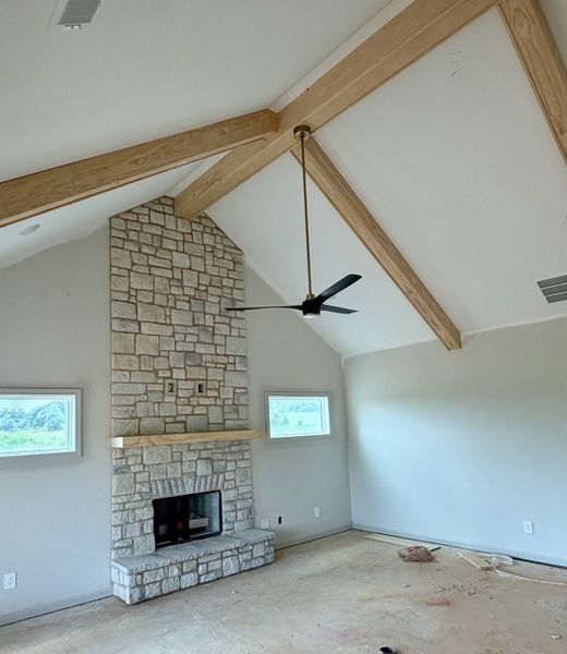 In-progress construction of a new home in Veal Meadows, Roopville, GA (Image 6).