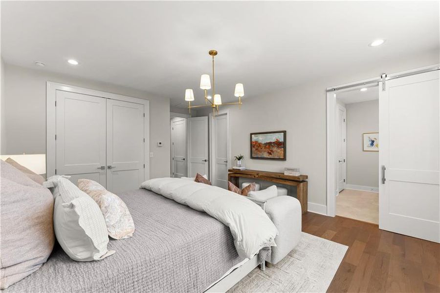Furnished interior view inside a new home in , Gainesville (Image 30).