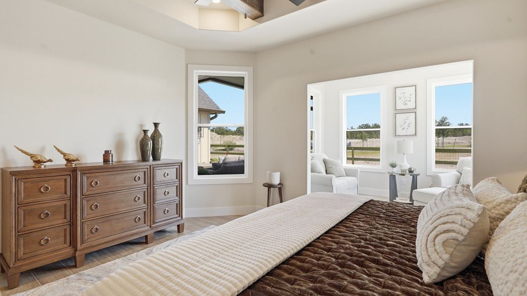 Furnished interior view inside a new home in Lakeside at Millican Reserve, College Station (Image 20).