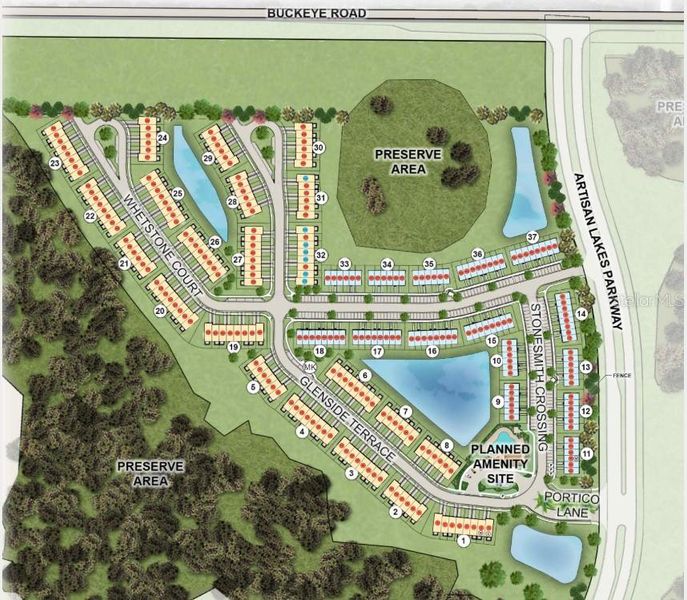 Edgestone at Artisan Lakes Sitemap