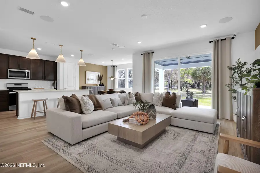 Furnished interior view inside a new home in Wingate Landing, Jacksonville (Image 7).