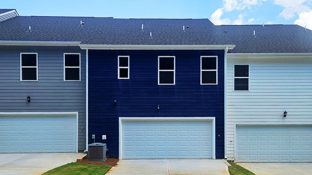 Exterior details and patio area of a home in Brookland Commons, Monroe (Image 3).