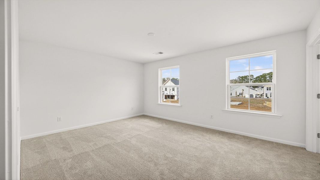 Spacious, unfurnished interior of a new home in Creekside at Andrews, Summerville (Image 23).